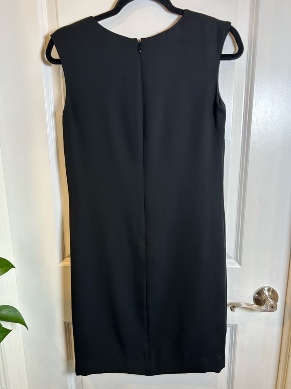 Polo by Ralph Lauren Black Sleeveless V-Neck Shift Dress Size 2 - Picture 5 of 9